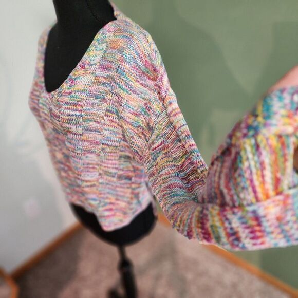 Freshman Rainbow Long Sleeve Sweater (Multiple Colors) NWT - Picture 2 of 4